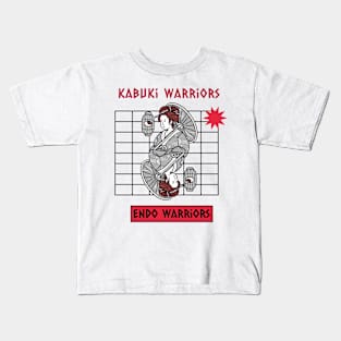 Kabuki warrior, Endo warrior Kids T-Shirt